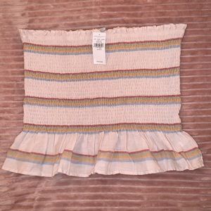 American Eagle Smocked Tube Top